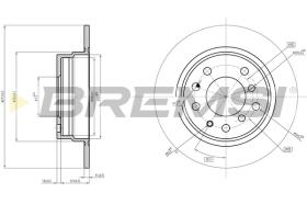 BREMS CD6165V - DISCHI FRENO - BRAKE DISCS