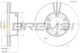 BREMS CD6172V - DISCHI FRENO - BRAKE DISCS