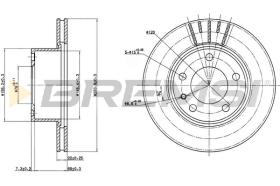 BREMS CD6173V - DISCHI FRENO - BRAKE DISCS