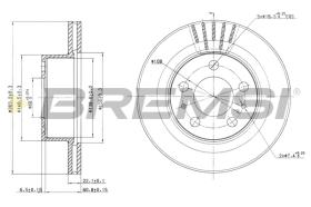 BREMS CD6174V - DISCHI FRENO - BRAKE DISCS