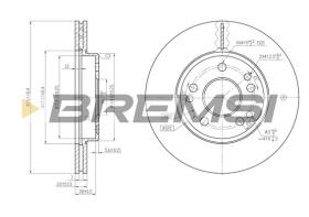 BREMS CD6181V - DISCHI FRENO - BRAKE DISCS