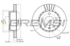 BREMS CD6188V - DISCHI FRENO - BRAKE DISCS