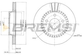 BREMS CD6190V - DISCHI FRENO - BRAKE DISCS