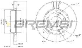 BREMS CD6191V - DISCHI FRENO - BRAKE DISCS