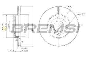 BREMS CD6193V - DISCHI FRENO - BRAKE DISCS