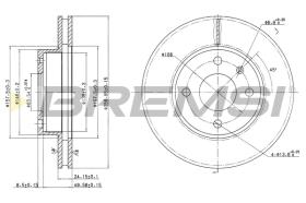 BREMS CD6209V - DISCHI FRENO - BRAKE DISCS