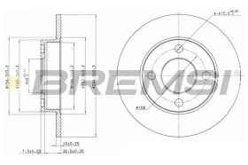 BREMS CD6216S - DISCHI FRENO - BRAKE DISCS