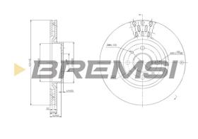 BREMS CD6220V - DISCHI FRENO - BRAKE DISCS