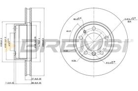 BREMS CD6222V - DISCHI FRENO - BRAKE DISCS