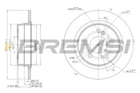 BREMS CD6224S - DISCHI FRENO - BRAKE DISCS