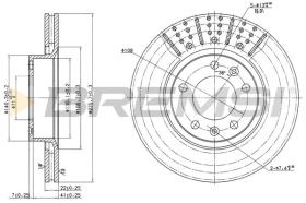 BREMS CD6228V - DISCHI FRENO - BRAKE DISCS