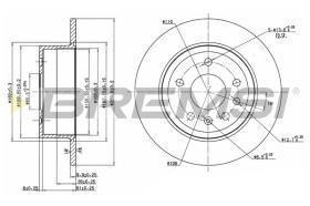 BREMS CD6239S - DISCHI FRENO - BRAKE DISCS