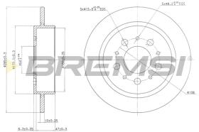 BREMS CD6241S - DISCHI FRENO - BRAKE DISCS