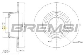 BREMS CD6246S - DISCHI FRENO - BRAKE DISCS