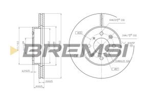 BREMS CD6261V - DISCHI FRENO - BRAKE DISCS