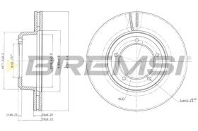 BREMS CD6262V - DISCHI FRENO - BRAKE DISCS