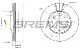 BREMS CD6293V - DISCHI FRENO - BRAKE DISCS