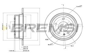 BREMS CD6303S - DISCHI FRENO - BRAKE DISCS