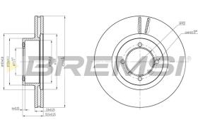 BREMS CD6305V - DISCHI FRENO - BRAKE DISCS