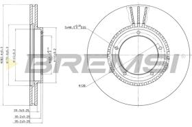 BREMS CD6312V - DISCHI FRENO - BRAKE DISCS