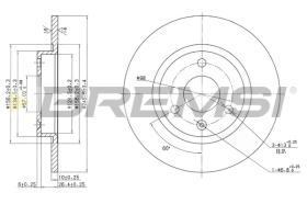 BREMS CD6316S - DISCHI FRENO - BRAKE DISCS