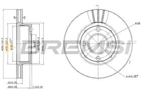 BREMS CD6319V - DISCHI FRENO - BRAKE DISCS