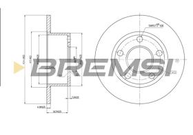 BREMS CD6321S - DISCHI FRENO - BRAKE DISCS