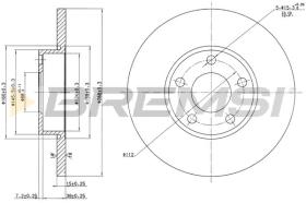 BREMS CD6324S - DISCHI FRENO - BRAKE DISCS