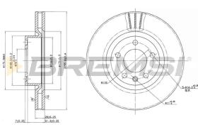 BREMS CD6330V - DISCHI FRENO - BRAKE DISCS