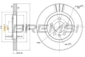 BREMS CD6332V - DISCHI FRENO - BRAKE DISCS