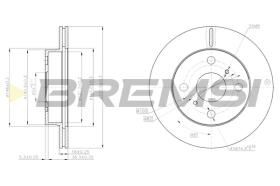 BREMS CD6350V - DISCHI FRENO - BRAKE DISCS