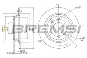 BREMS CD6355S - DISCHI FRENO - BRAKE DISCS