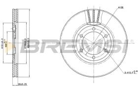 BREMS CD6357V - DISCHI FRENO - BRAKE DISCS