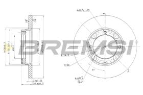 BREMS CD6358S - DISCHI FRENO - BRAKE DISCS