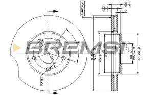 BREMS CD6366V - DISCHI FRENO - BRAKE DISCS