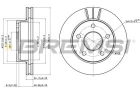 BREMS CD6370V - DISCHI FRENO - BRAKE DISCS