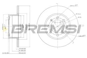 BREMS CD6374S - DISCHI FRENO - BRAKE DISCS