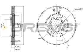 BREMS CD6382V - DISCHI FRENO - BRAKE DISCS