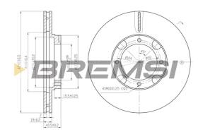 BREMS CD6389V - DISCHI FRENO - BRAKE DISCS