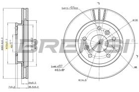 BREMS CD6395V - DISCHI FRENO - BRAKE DISCS