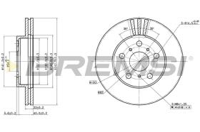 BREMS CD6402V - DISCHI FRENO - BRAKE DISCS