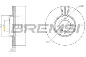 BREMS CD6414V - DISCHI FRENO - BRAKE DISCS