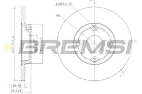 BREMS CD6422S - DISCHI FRENO - BRAKE DISCS