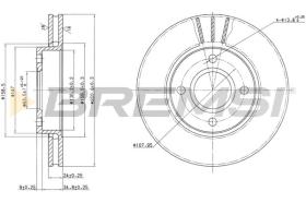 BREMS CD6423V - DISCHI FRENO - BRAKE DISCS