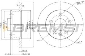 BREMS CD6426S - DISCHI FRENO - BRAKE DISCS