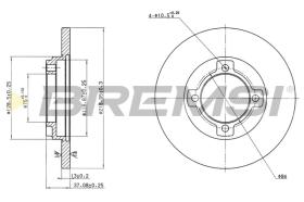 BREMS CD6429S - DISCHI FRENO - BRAKE DISCS