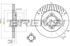 BREMS CD6430V - DISCHI FRENO - BRAKE DISCS