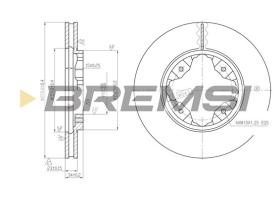 BREMS CD6450V - DISCHI FRENO - BRAKE DISCS