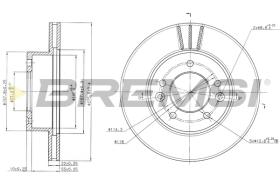 BREMS CD6455V - DISCHI FRENO - BRAKE DISCS