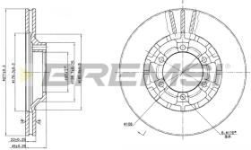 BREMS CD6460V - DISCHI FRENO - BRAKE DISCS